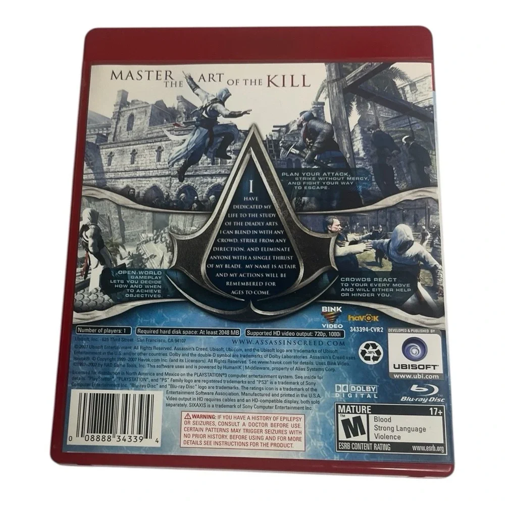 Assassin's Creed Greatest hit & II 2 PS3 PlayStation 3 Video Game Bundle Lot 2